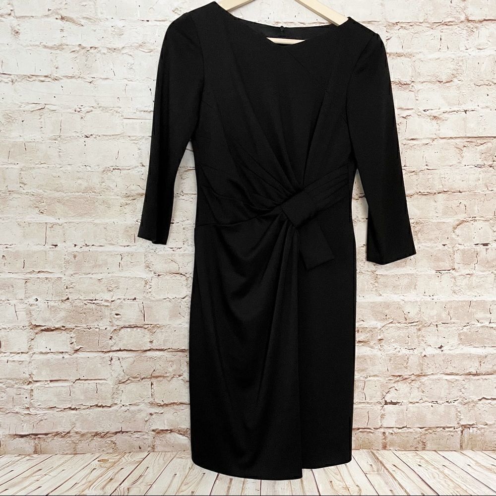David Meister gathered sheath dress